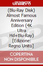 (Blu-Ray Disk) Almost Famous Anniversary Edition (4K Ultra Hd+Blu-Ray) [Edizione: Regno Unito] brd