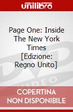 Page One: Inside The New York Times [Edizione: Regno Unito] dvd