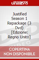 Justified  Season 1 Repackage (3 Dvd) [Edizione: Regno Unito] dvd
