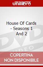 House Of Cards - Seasons 1 And 2 dvd