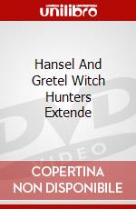 Hansel And Gretel Witch Hunters Extende dvd