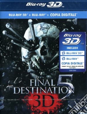 (Blu-Ray Disk) Final Destination 5 (3D) (Blu-Ray+Blu-Ray 3D) film in dvd di Steven Quale