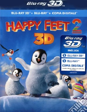(Blu-Ray Disk) Happy Feet 2 (3D) (Blu-Ray 3D+Blu-Ray+Copia Digitale) film in dvd di George Miller