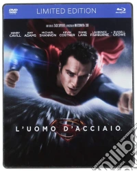 (Blu-Ray Disk) Uomo D'Acciaio (L') (Blu-Ray+Dvd) Steelbook Limited Edition brd