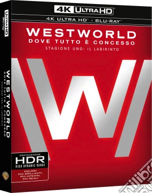 (Blu-Ray Disk) Westworld - Stagione 01 (3 4K Ultra Hd+3 Blu Ray) film in blu ray disk