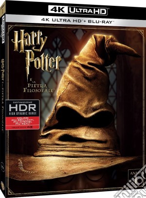 (Blu-Ray Disk) Harry Potter E La Pietra Filosofale (4K Ultra Hd+Blu-Ray) film in dvd di Chris Columbus