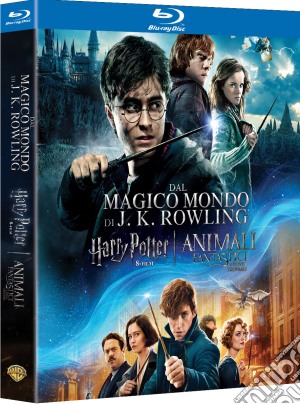 (Blu-Ray Disk) Dal Magico Mondo Di J.K. Rowling  - Harry Potter + Animali Fantastici (9 Blu-Ray) film in dvd di Chris Columbus,Alfonso Cuaron,Mike Newell,David Yates