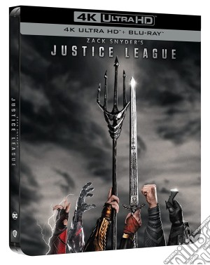 (Blu-Ray Disk) Zack Snyder'S Justice League Steelbook (Blu-Ray 4K Ultra HD+Blu-Ray) film in dvd di Zack Snyder