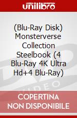 (Blu-Ray Disk) Monsterverse Collection Steelbook (4 Blu-Ray 4K Ultra Hd+4 Blu-Ray) film in dvd di Michael Dougherty,Gareth Edwards,Jordan Vogt-Roberts,Adam Wingard