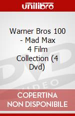 Warner Bros 100 - Mad Max 4 Film Collection (4 Dvd) dvd