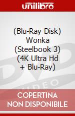 (Blu-Ray Disk) Wonka (Steelbook 3) (4K Ultra Hd + Blu-Ray) film in dvd di Paul King