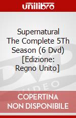 Supernatural  The Complete 5Th Season (6 Dvd) [Edizione: Regno Unito] dvd