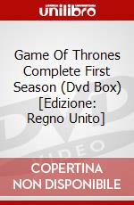 Game Of Thrones Complete First Season (Dvd Box) [Edizione: Regno Unito] dvd