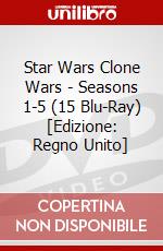 Star Wars Clone Wars - Seasons 1-5 (15 Blu-Ray) [Edizione: Regno Unito] dvd