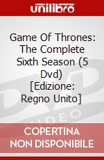 Game Of Thrones: The Complete Sixth Season (5 Dvd) [Edizione: Regno Unito] dvd