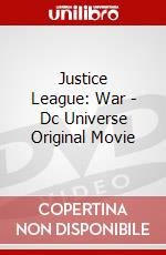 Justice League: War - Dc Universe Original Movie dvd
