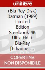(Blu-Ray Disk) Batman (1989) Limited Edition Steelbook 4K Ultra Hd + Blu-Ray [Edizione: Regno Unito] brd