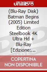 (Blu-Ray Disk) Batman Begins (2005) Limited Edition Steelbook 4K Ultra Hd + Blu-Ray [Edizione: Regno Unito] brd