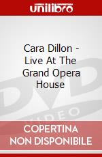 Cara Dillon - Live At The Grand Opera House dvd