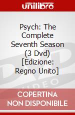 Psych: The Complete Seventh Season (3 Dvd) [Edizione: Regno Unito] dvd