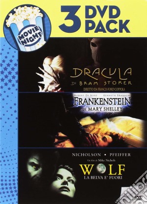 Frankenstein Di Mary Shelley / Dracula Di Bram Stoker / Wolf - La Belva E' Fuori (3 Dvd) film in dvd di Kenneth Branagh,Francis Ford Coppola,Mike Nichols