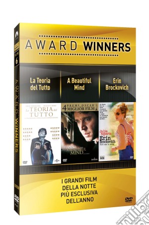 Teoria Del Tutto (La) / Beautiful Mind (A) / Erin Brockovich - Oscar Collection (3 Dvd) film in dvd di Ron Howard,James Marsh,Steven Soderbergh
