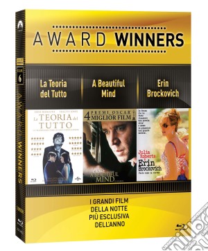(Blu-Ray Disk) Teoria Del Tutto (La) / Beautiful Mind (A) / Erin Brockovich - Oscar Collection (3 Blu-Ray) film in dvd di Ron Howard,James Marsh,Steven Soderbergh