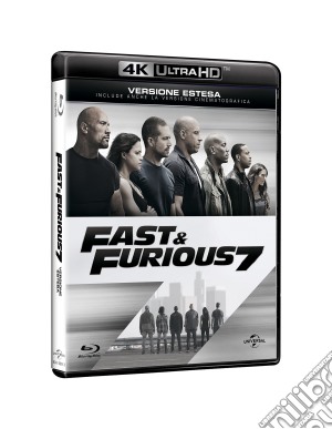 (Blu-Ray Disk) Fast And Furious 7 (Blu-Ray 4K Ultra HD+Blu-Ray) film in dvd di James Wan