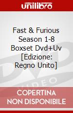 Fast & Furious Season 1-8 Boxset Dvd+Uv [Edizione: Regno Unito] dvd