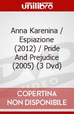 Anna Karenina / Espiazione (2012) / Pride And Prejudice (2005) (3 Dvd)