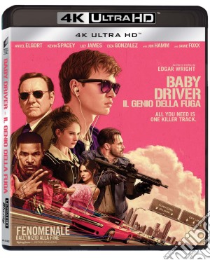 (Blu-Ray Disk) Baby Driver - Il Genio Della Fuga (4K Ultra Hd+Blu-Ray) film in dvd di Edgar Wright