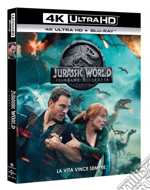 (Blu-Ray Disk) Jurassic World: Il Regno Distrutto (4K Ultra Hd+Blu-Ray) film in dvd di Juan Antonio Bayona