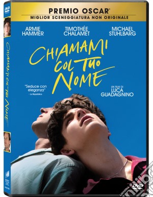 Chiamami Col Tuo Nome film in dvd di Luca Guadagnino