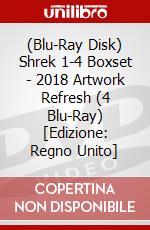 (Blu-Ray Disk) Shrek 1-4 Boxset - 2018 Artwork Refresh (4 Blu-Ray) [Edizione: Regno Unito] brd