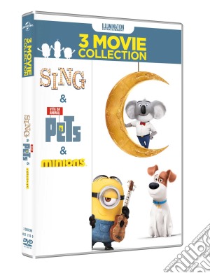 Illumination Collection - Sing / Pets / Minions (3 Dvd) film in dvd di Kyle Balda,Pierre Coffin,Garth Jennings,Cristophe Lourdelet,Chris Renaud