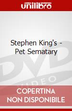 Stephen King's - Pet Sematary dvd