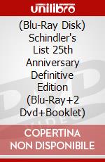 (Blu-Ray Disk) Schindler's List 25th Anniversary Definitive Edition (Blu-Ray+2 Dvd+Booklet) film in dvd di Steven Spielberg