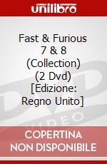 Fast & Furious 7 & 8 (Collection) (2 Dvd) [Edizione: Regno Unito] dvd