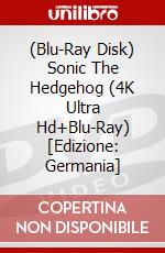 (Blu-Ray Disk) Sonic The Hedgehog (4K Ultra Hd+Blu-Ray) [Edizione: Germania] brd