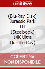 (Blu-Ray Disk) Jurassic Park III (Steelbook) (4K Ultra Hd+Blu-Ray) film in dvd di Joe Johnston