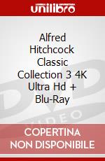 Alfred Hitchcock Classic Collection 3 4K Ultra Hd + Blu-Ray dvd