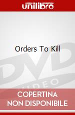 Orders To Kill dvd