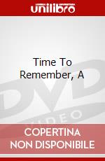 Time To Remember, A dvd