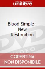 Blood Simple - New Restoration dvd