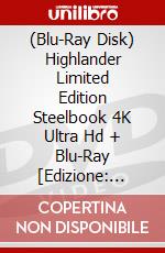 (Blu-Ray Disk) Highlander Limited Edition Steelbook 4K Ultra Hd + Blu-Ray [Edizione: Regno Unito] brd