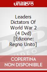 Leaders Dictators Of World War 2 (4 Dvd) [Edizione: Regno Unito] dvd