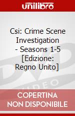 Csi: Crime Scene Investigation - Seasons 1-5 [Edizione: Regno Unito] dvd