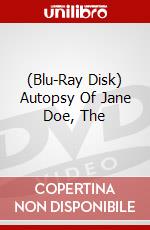 (Blu-Ray Disk) Autopsy Of Jane Doe, The brd