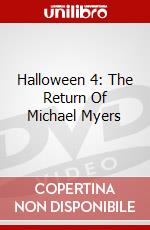 Halloween 4: The Return Of Michael Myers dvd