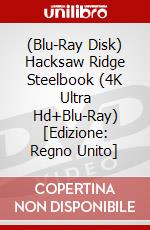 (Blu-Ray Disk) Hacksaw Ridge Steelbook (4K Ultra Hd+Blu-Ray) [Edizione: Regno Unito] brd